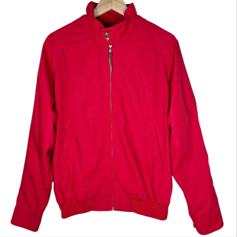Bullock & Jones Vintage Classic Poplin Barracuda Red Jacket Mens Size Medium